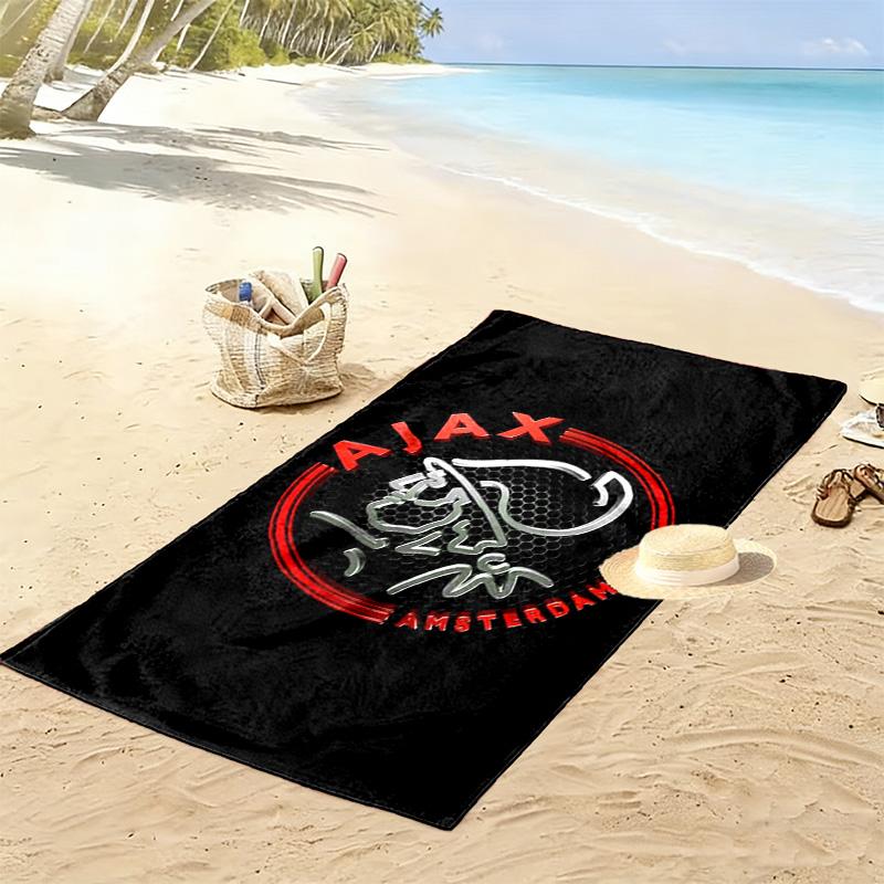 Ajax Amsterdam Print Strandtuch, Großes Weiches Schnelltrocknendes Handtuch für Strand Camping Schwimmen