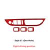 4Pcs Window Lift Switch Panel Cover Stickers Trim For BMW 5 Series E60 E70 E71 520 523 525i 530li 2005-2010 Years 