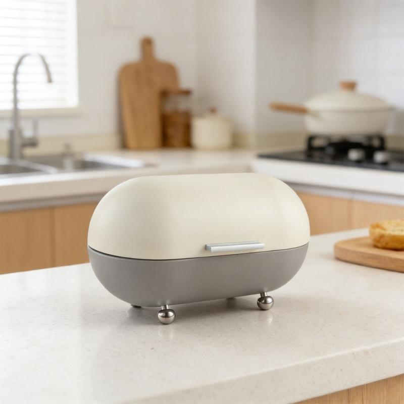 High Quality Bread Organizers Boxes With Rusts Proof Coating Storage Container Perfect For Storing Snacks And Baked Goods