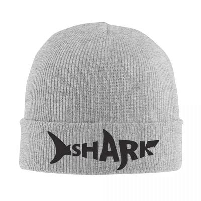 Chapeaux Bonnet Requin écriture Chapeaux Bonnet Motif Tricoté Chapeau Automne Vintage Hommes Femmes Sport Extérieur Casquette Élastique