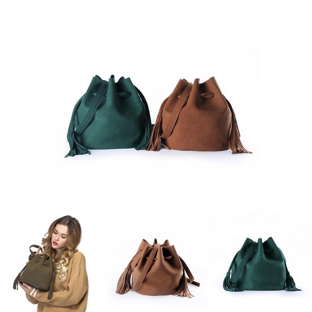 Stylish Casual Handbag With Tassel For Women In Elegant Korean Fashion