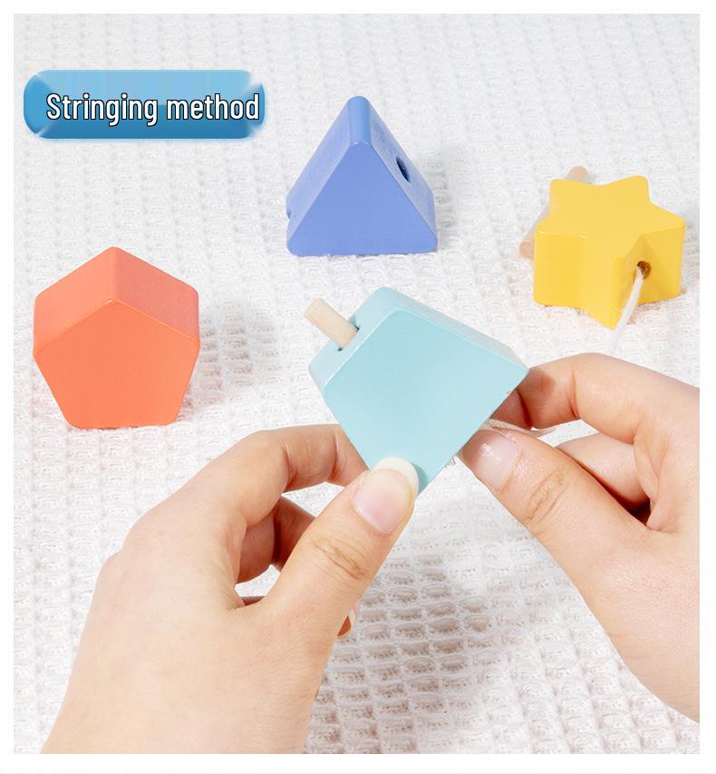 Children's Wooden Busy Tower: Multifunctional Educational Toy for Early Learning, Shape Matching, and Hands-on Skill Development