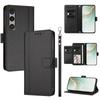 Flip Case for Sony Xperia 1 VI with Kickstand PU Leather 9 Card Slots Cash Pocket Shockproof Magnetic Hand Strap