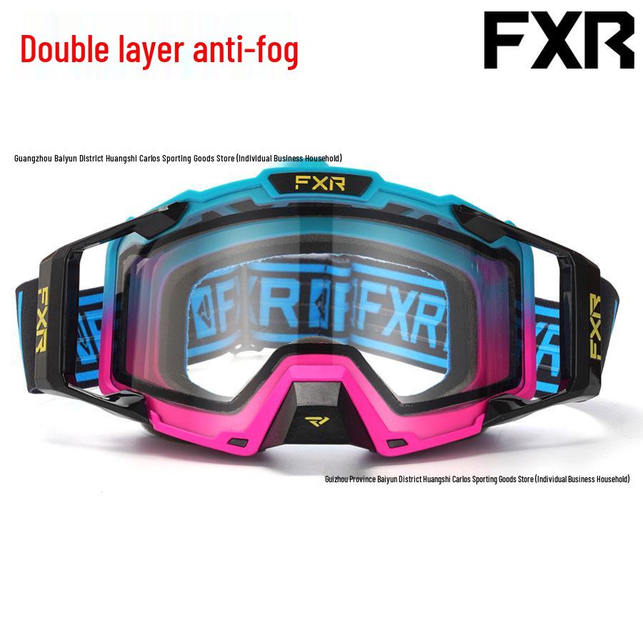 Neue FXR Doppelschicht-Anti-Fog-Brille für Offroad, Mountainbiking und Skifahren.