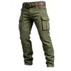 New Style Spring-autumn Men's Tactical Outdoor Pants - Men's Casual Plaid Striped Multi-pocket Work Pants