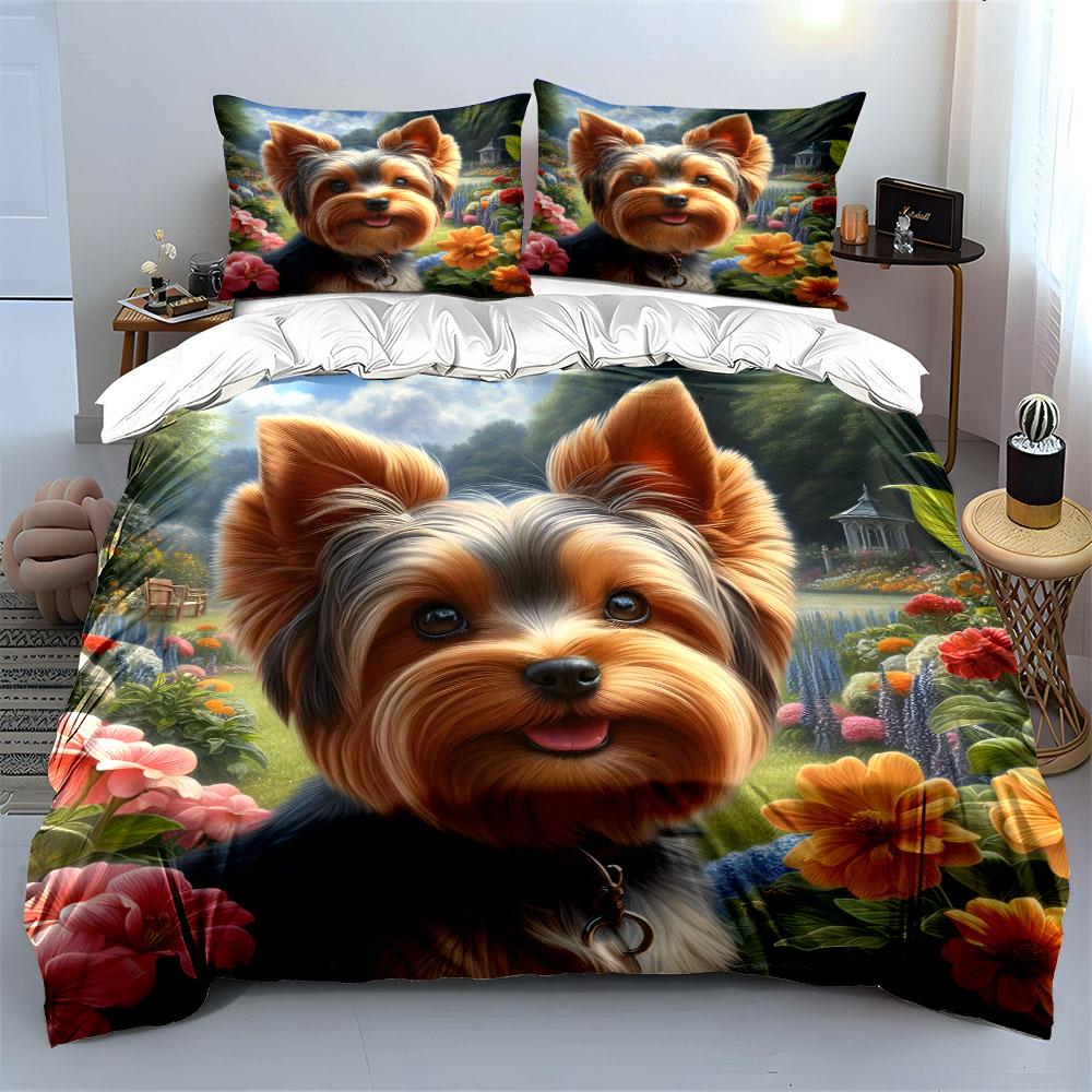 Nature-Inspired Pet Accessory Set Exquisite Three-Piece Bedding Set Gift For Kids And Adults
