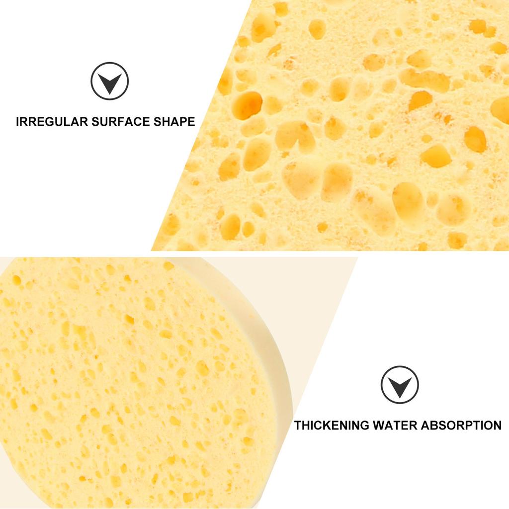 40Pcs Super Soft Face Cleaning Sponge Gentle Exfoliating Facial Sponge for Daily Cleansing Makeup Removal Skin Smoothing and