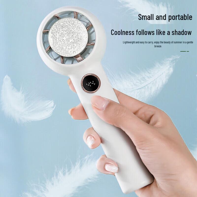 Smart Portable Ice Compress Handheld Cooling Fan
