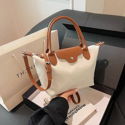 Populära Damväskor, Casual Handväskor i Nylonduk, Mångsidiga Duffle-väskor med Stor Kapacitet för En Skuldra och Crossbody