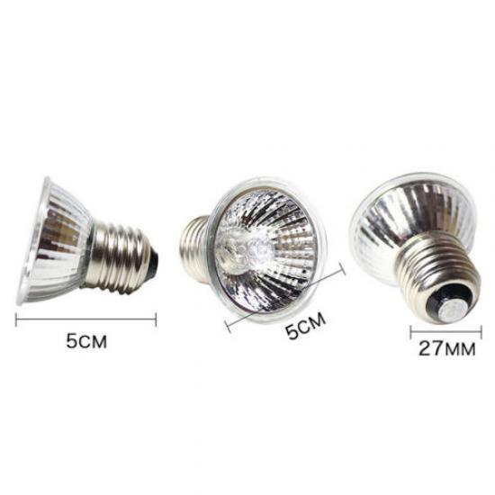 25/50/75W UVA+UVB Heat Emitter Lamp Bulb Light Heater for Pet Reptile Brooder