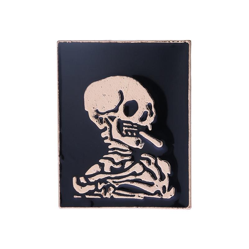 

Van Gogh Starry Night Sky Metal Brooch – Art-Inspired Lapel Pin