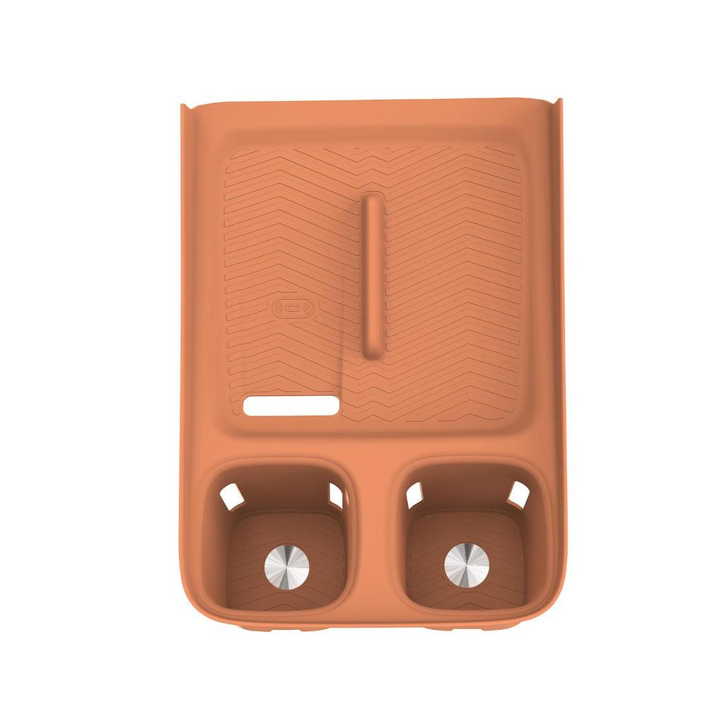 Leapmotor D19 Center Console Wireless Charging Silicone Pad - Car Interior Decoration Accessory.