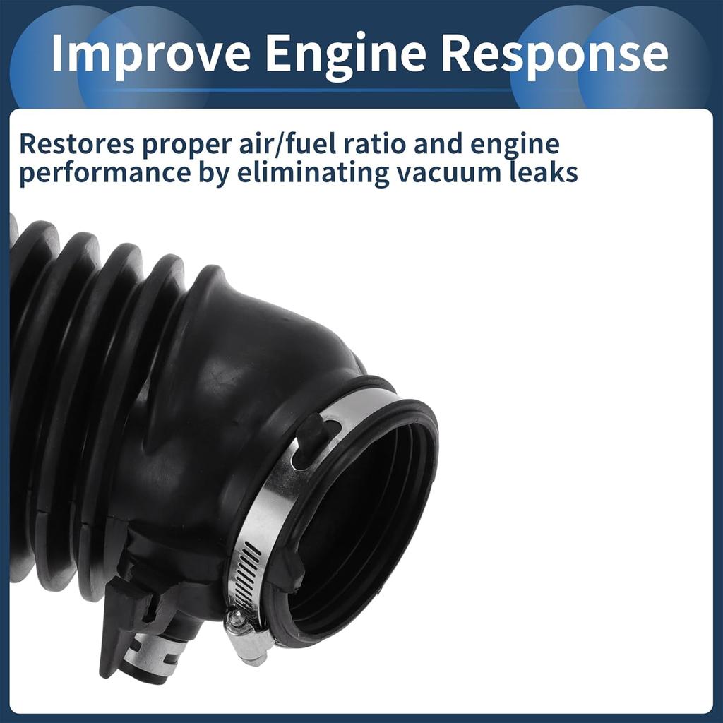 Engine Air Intake Hose for Honda for Acura RDX 3.5L 2013-2018 Air Intake Duct No.17228R8AA00 Rubber 1 Pc Clamp