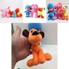 Premium Quality Set Of 4 Pocoyo Elly Pato Loula Soft Plush Stuffed Doll Toys For Children