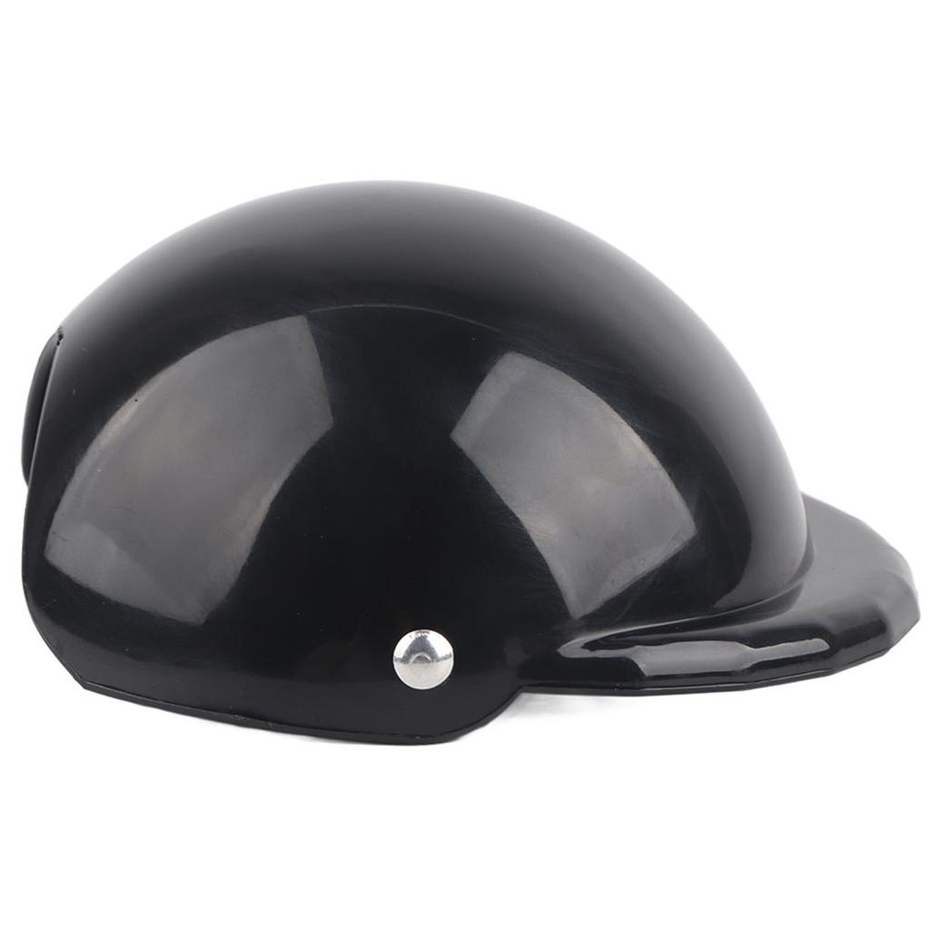 Casco da Motociclista per Cane da Compagnia Cappello da Ciclismo Copricapo Articoli da Esterno(Nero M)