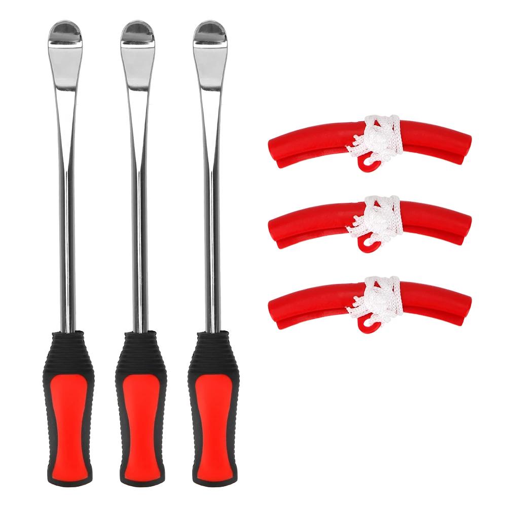 

6PCS Rim Protector Tires Changing Lever Tools Auto Spoon Tire Kit Motorcycle Bicycle Tire Changing Levers Tire Repair Tools