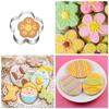 Stainless Steel Easter Bunny Cookie Cutters Set of 12 - Rabbit, Egg, Chick, Carrot Shapes for Baking, Pastry Molds