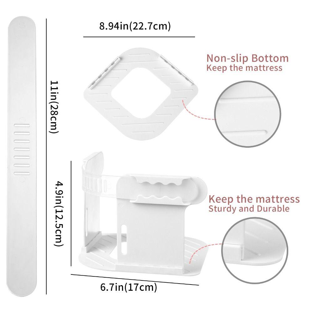 Invisible Heavy Duty Bed Sheet Holder with Lock Strips Sheet Holders DIY Bedsheet Grippers Fixed