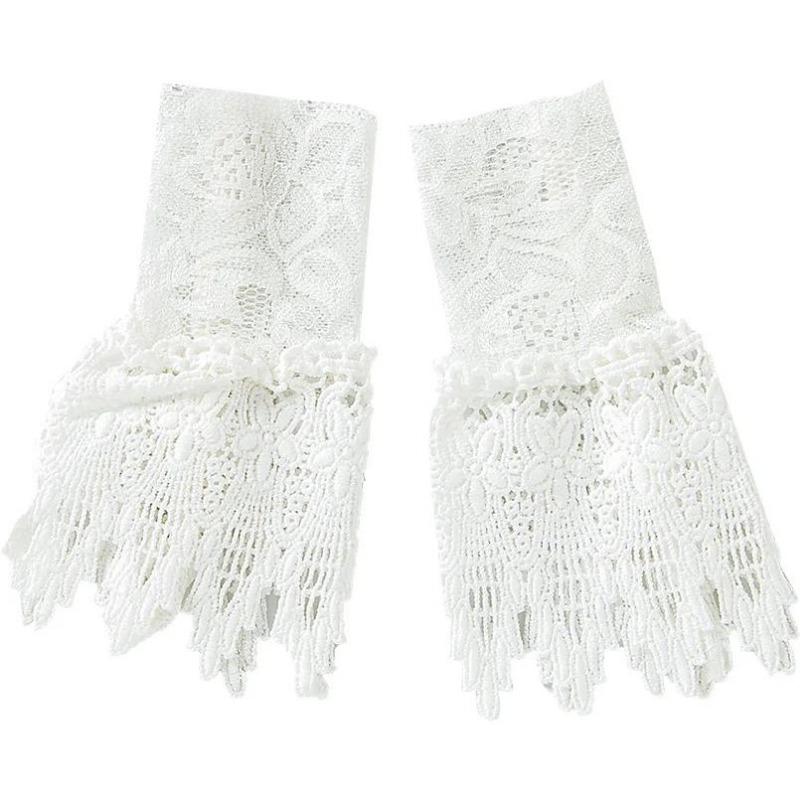 

Ретро Съемные Рукава Ложные Манжеты Съемная Рубашка Многослойные Рюши Однотонные Ложные Манжеты Нарукавник Декоративный Аксессуар One Size