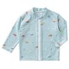 [regalo] Baby Swimsuit Rash Guard 80-120cm UPF50+ UV Protection Children Kids Long Sleeve Baby (JP, Height, 90, Wheel & Wing)