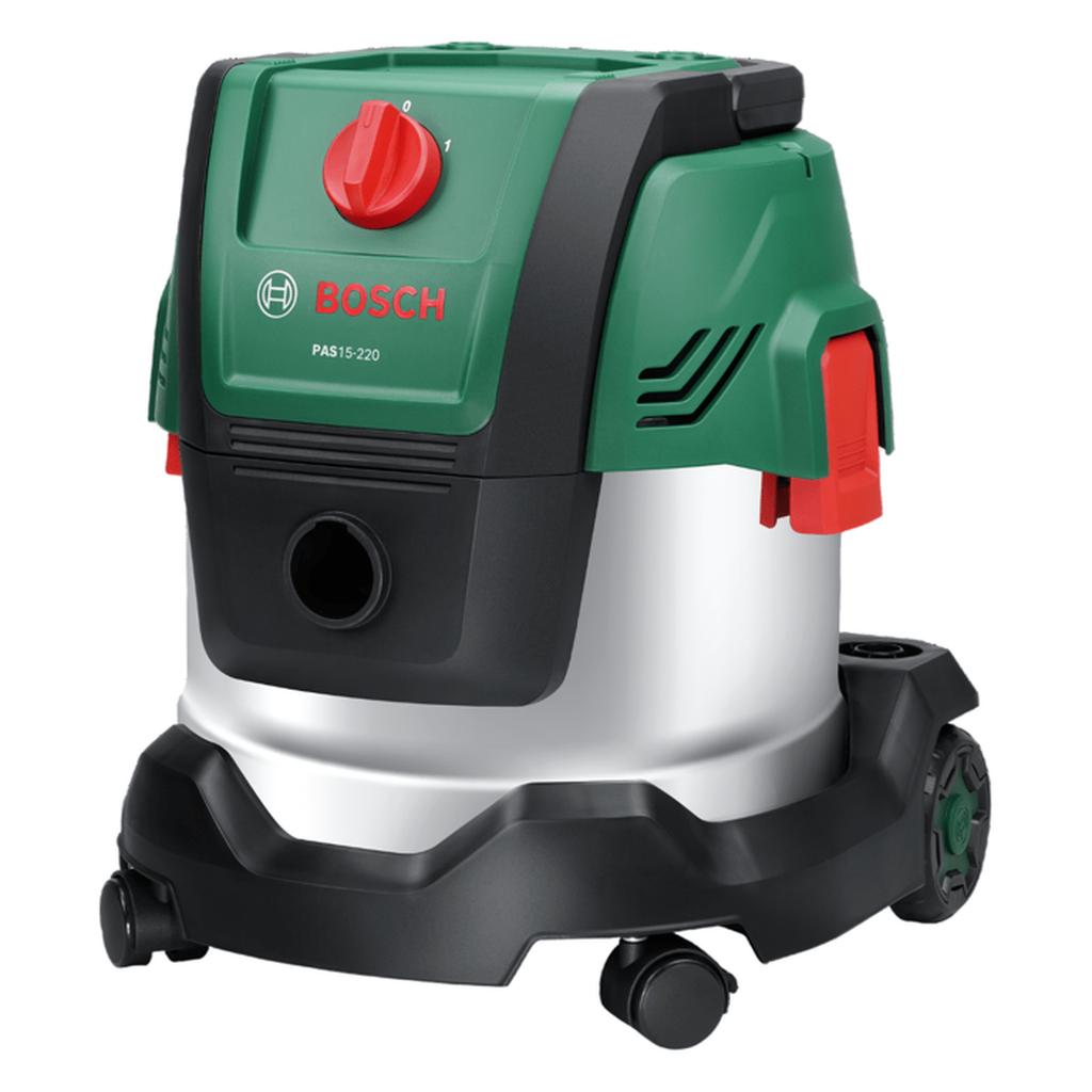 Aspirateur universel BOSCH - PAS 15-220PRS - 1300W - 65 l/s - Réservoir 15L - 220 mbar