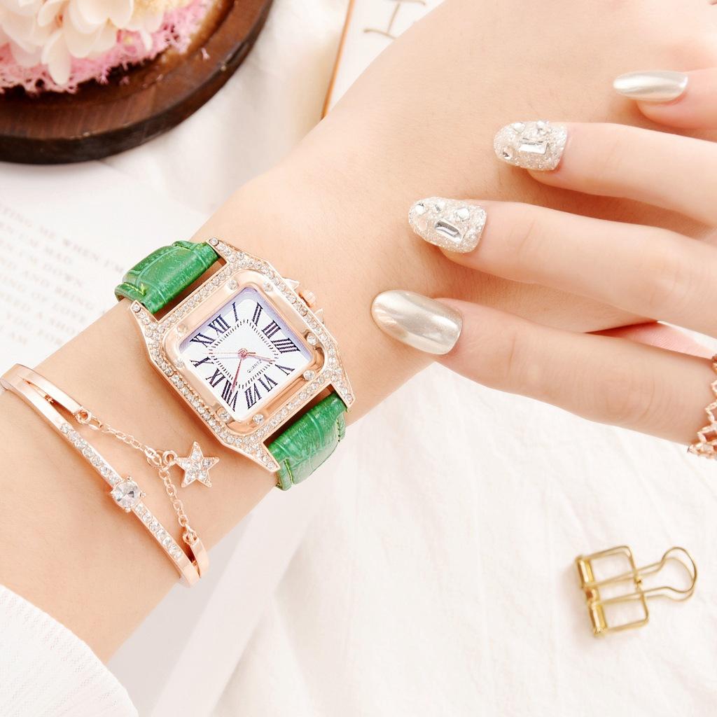 Watch Women's Wine Barrel Square Belt Women's Watch Women's Watch Student Korean Version Casual Watch