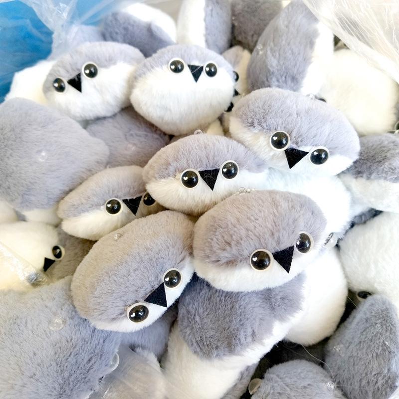 Plush Squeaky Fish Doll Keychain Ornament