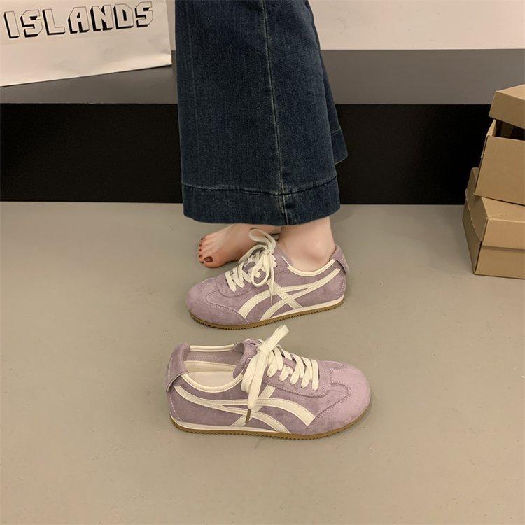 Forrest Gump Shoes Retro German Training Shoes Women's 2025 New Autumn Explosion Super Fire Versatile Flat-bottomed Sports and Leisure Shoes