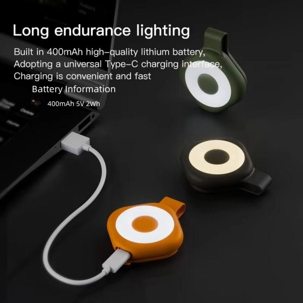 Portable Magnetic Phone Light Rechargeable 3 Color Temps Clip on Flashlight Foldable Compact Mini Photo Fill Lamp Cycling