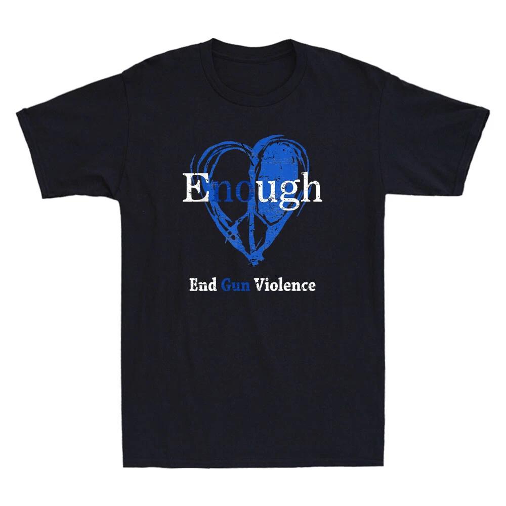 Enough End Gun Violence No Gun Violence Awareness Day Peace Vintage Men T-Shirt XS