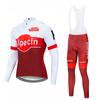Men Women Cycling Jersey Set Long Sleeve Quick Dry Breathable Outdoor Sports Wear Riding