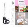 DIY Clothing Extended Shear Tailor Scissors 13.5 Inch Barbecue Scissors Fabric Scissors  Outdoor