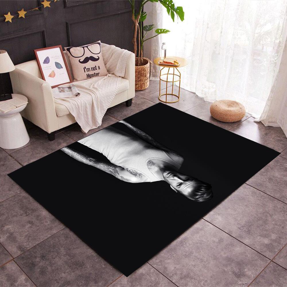 David Beckham Psg Player Floor Mat Design for Dormitory Hallway Living Rooms Bedrooms Antislip Carpet Office home decor Spiritual Gift