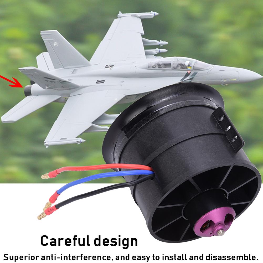 Accessories RC Propeller EDF 90mm 12-Blade Fan Propeller with 6S 1450KV Duct Motor for RC Model Aircraft Accessories RC Aircraft