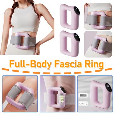 Multifunctional Full Body Fascia Ring with 5 Modes Deep Tissue Massage Gun Handheld Muscle Relaxation Device Body Sculpting Tool