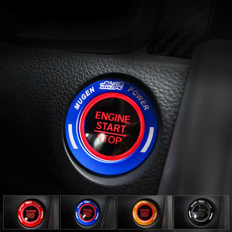 Onami CIV62-BL Honda Civic Engine Start Ring Interior Panel Interior Parts Accessories Honda 10th Generation CIVIC FC1/FK7 Aluminum 1P [Blue]