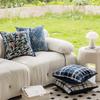 Light Luxury Throw Pillow Cover 45x45CM Living Room Sofa Square Blue Waist Cushion Cover Decor Home Decorative Pillowcase