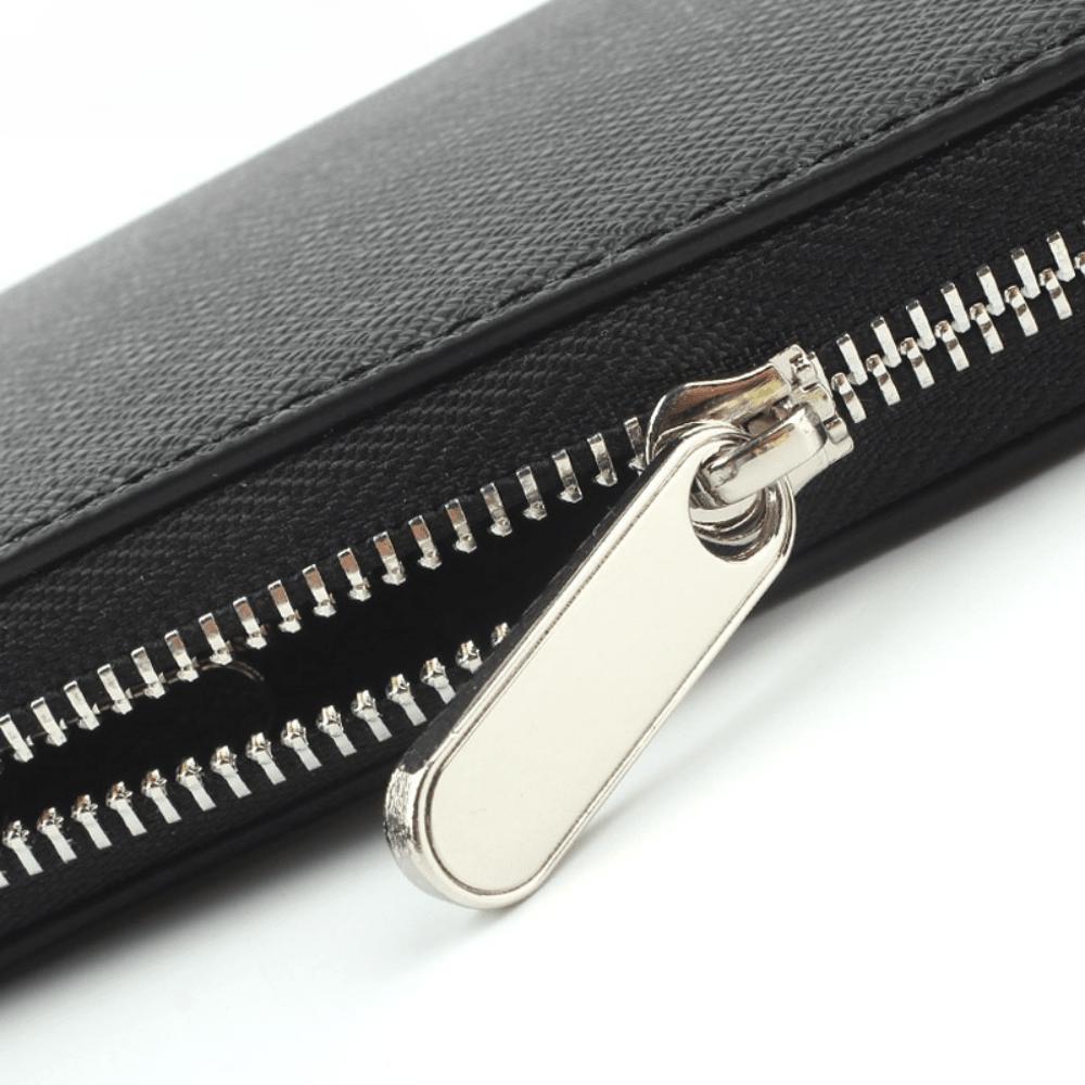 Long women's wallet, fashionable zipper wallet.