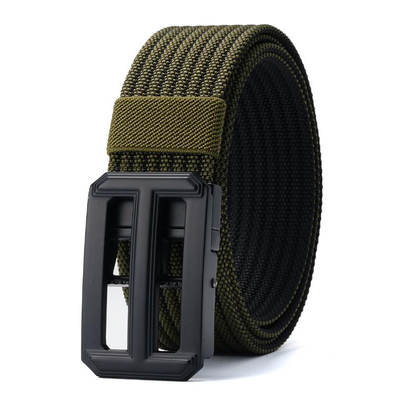 

Мужской ремень с автоматической пряжкой, прочный нейлоновый тактический плетеный ремень для людей среднего возраста и молодежи, ремень для отдыха на природе 120cm