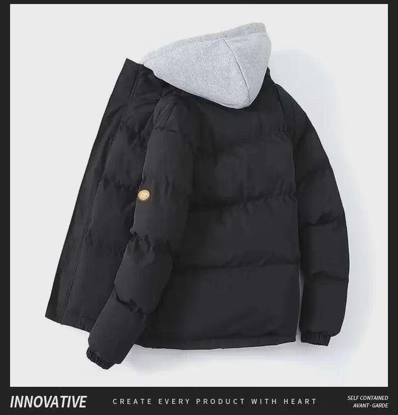 2022 Men's Winter Fashion: New Stand Collar Cotton Jacket - Thick, Cozy, and Stylish for Couples