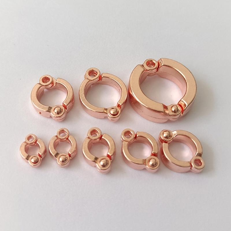Anéis de Marcação para Patas de Pássaros tipo Presilha para Pombos Papagaios de Estimação Periquitos Acessórios Presilha Redonda para Pata 4-15mm Feito de Metal
