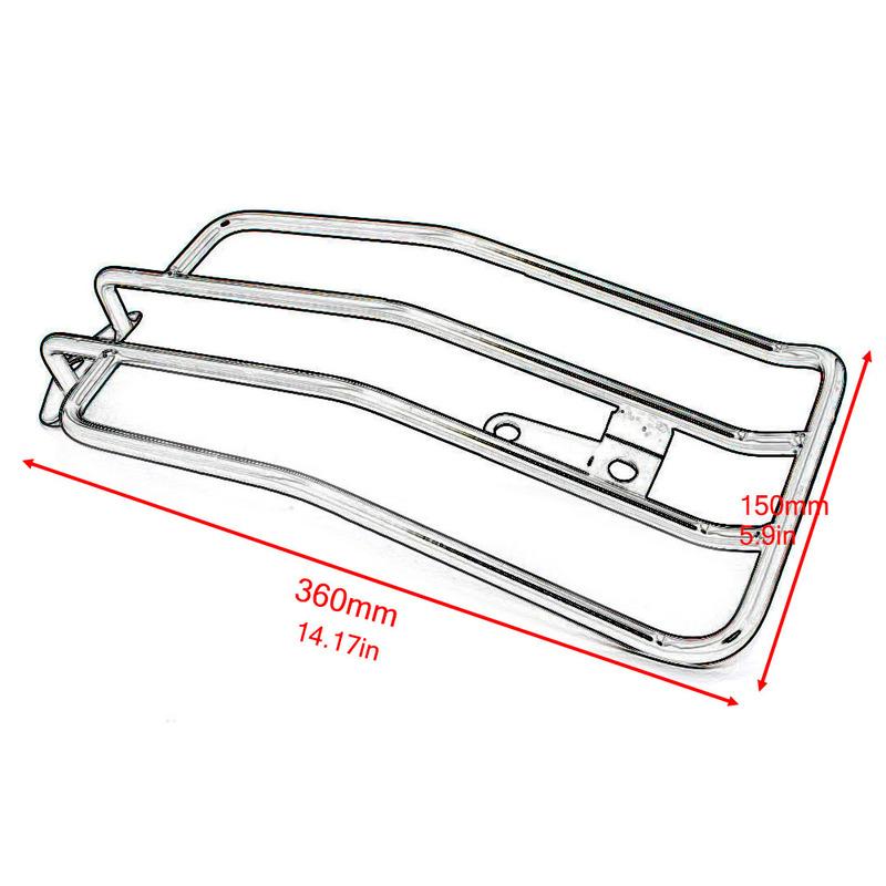 Portapacchi Posteriore Solo Seat in Acciaio Nero Accessori di Supporto Per Honda CMX500 Rebel 300 500 2017-2021