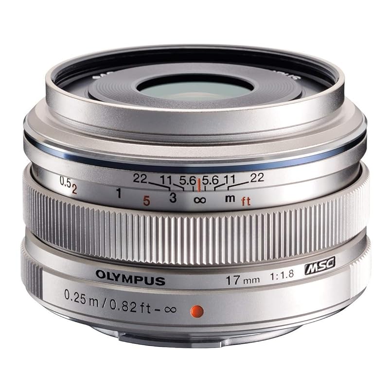 

OM SYSTEM/Olympus Однофокусний об єктив OLYMPUS M.ZUIKO DIGITAL 17mm F1.8 сріблястий