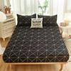 Double Bed Fitted Sheet Quilting Bedspread On The Bed Woven Air-Permeable Mattress Cover Single Bed Cover Bed with Pillowcases