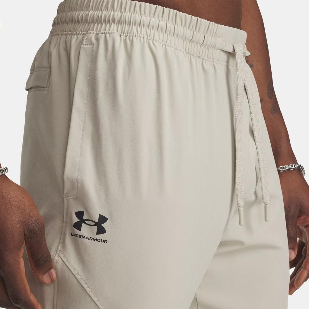 Under Armour Vibe Woven Series Simple Comfortable Solid Color Knitted Sports Pants Men Pants 1386556-289