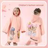 Children's Raincoat for Girls, Kindergarten Kids, with Backpack Space, Waterproof Rain Poncho for Older Kids, New Model