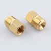 AC PERFORMANCE 7/16x24 Inverted To 9/16x18 Male Fittings Brass 2PCS | Female Inverted To Male Thread Adapter, Brass for Automotive Brake Lines