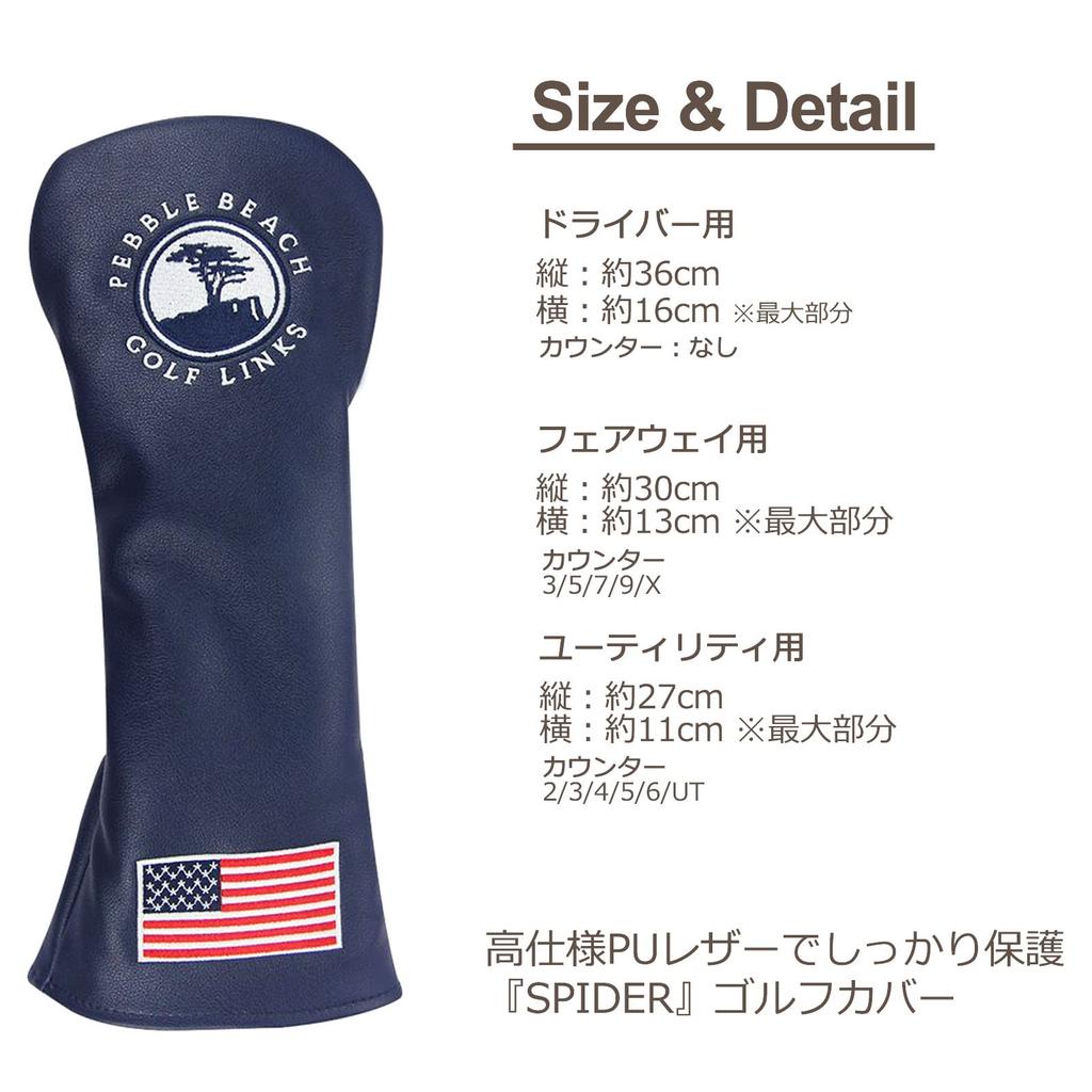 Head Cover Golf Cover Driver Compatible with 460cc 440cc Wood