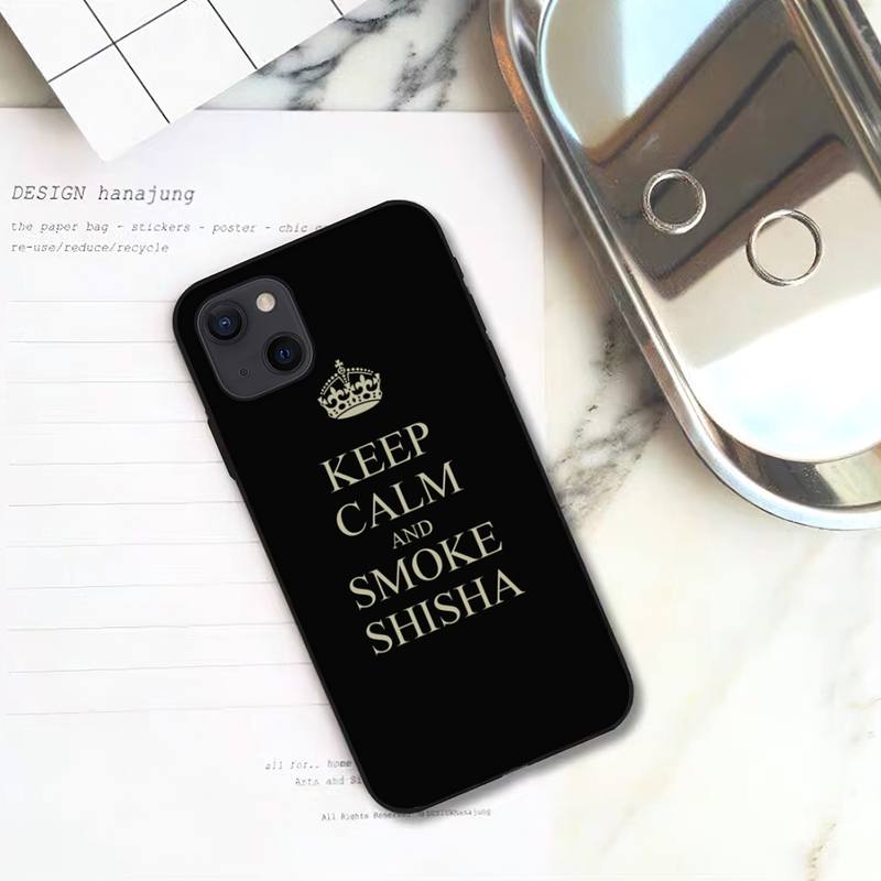 

Чехол для телефона Smoke Hookah Shinka для iPhone 11 12 Mini 13 14 15 Pro XS Max X Plus SE XR Shell iPhone15plus
