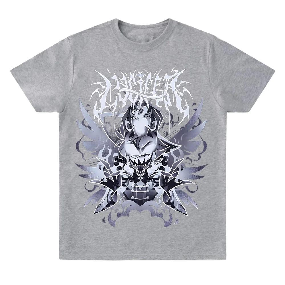 Hazbined Hoteled Adam Lucifer Graphic Print Tshirt Women Men Fashion Cotton Crewneck Tees Oversized Loose Casual Summer New Top